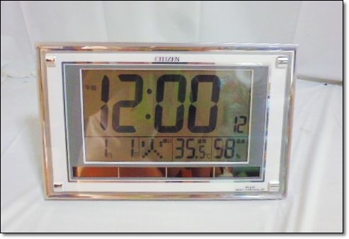 ★RR4160■送料激安訳あり■CITIZEN シチズン電波時計デジタル