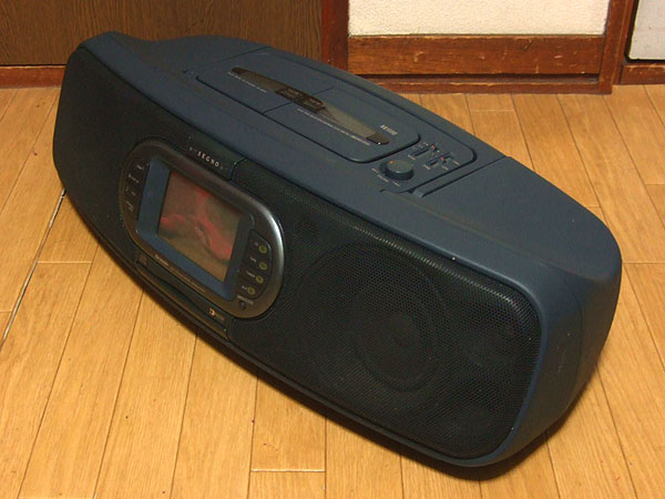 希少品！シャープ　ラジカセFX-1000 シャープ SHARP CDラジカセ SEGNO FX-1000-B 完動品(ラジカセ)｜売買