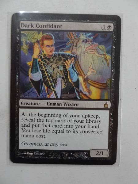 81N918●MTG 闇の腹心 英語版 レア Dark Confidant
