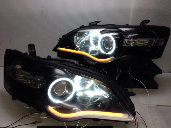 BP5 レガシィ 純正 HID イカリング LED ライン 車検対応