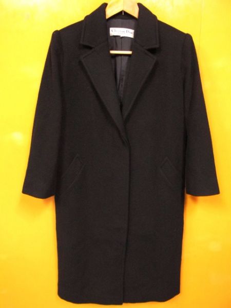 高級！★ディオール Dior★カシミヤ混 ウールチェスターコート