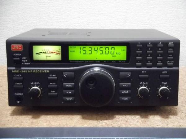 HF受信機/JRC NRD-345/希少／通電確認済み ☆名機☆JRC日本無線 NRD-345 特別仕様 動作・外観良好