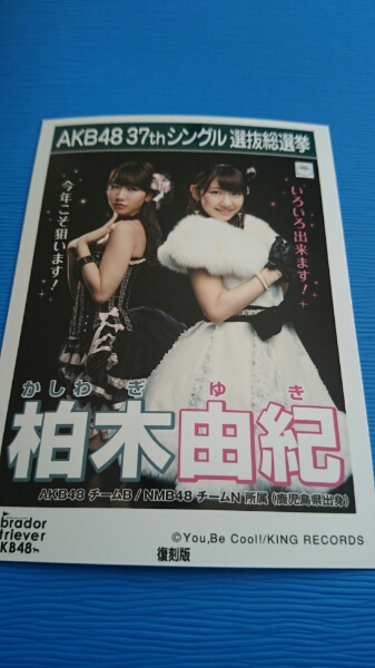 復刻版◆ラブラドール・レトリバー 劇場盤 生写真◆柏木由紀