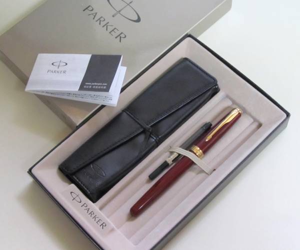 ◎送料込 未使用品 PARKER 万年筆 ソネット オリジナル レッド