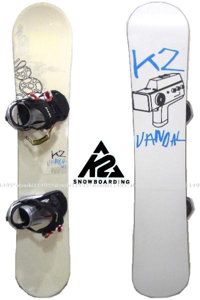 K2ケーツーVANDAL147/Kissmarkビンディングset/子供レディース