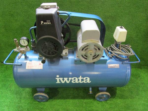 大阪☆イワタコンプレッサー100V SP07PB 750W SCL-KR CS150P 10k