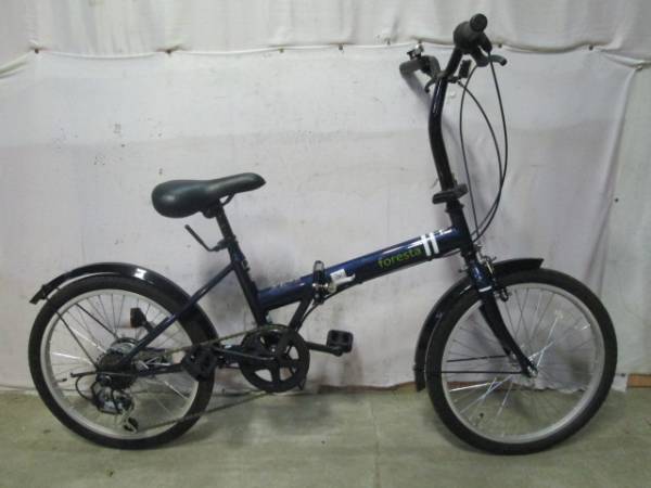 foresta 折りたたみ自転車 foresta 折りたたみ自転車 20インチ 紺色 3-9-7a(20インチ～)｜売買