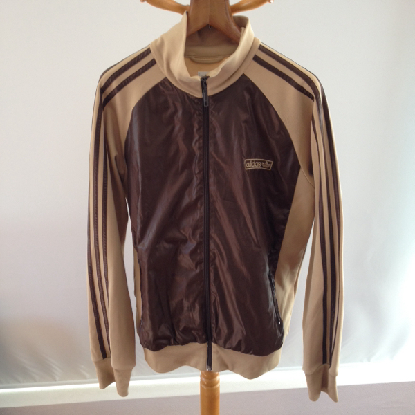 adidas トップス オリジナルス ジャージ 茶 ベージュ 上 男 メン