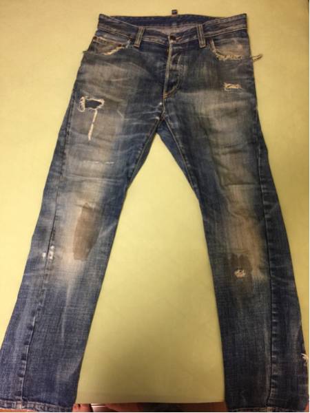 DSQUARED2/ディースクエアード/ダメージデニム/44