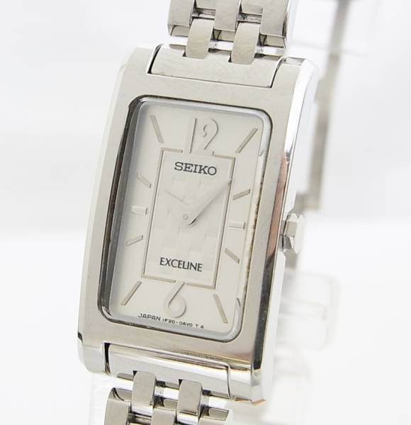 n147 SEIKO EXCELINE 1F20-0AN0 レディース USED