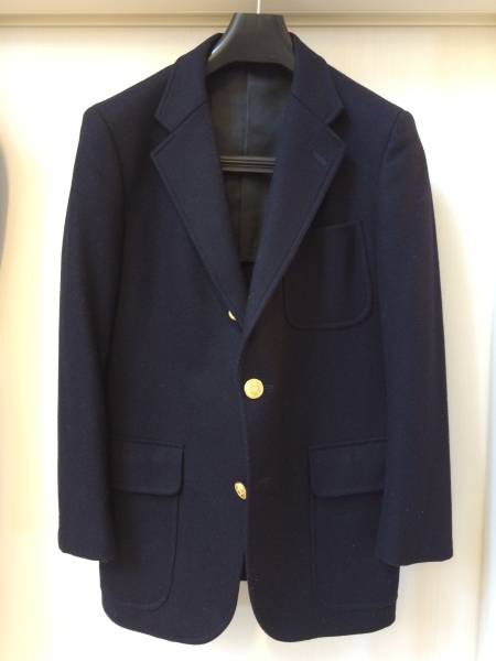 J.PRESS 金ボタン 紺ブレザー フラノ A4