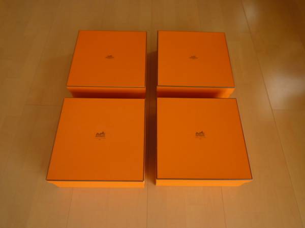 美品　HERMES エルメス　バッグ用 保存箱　４つまとめて。。