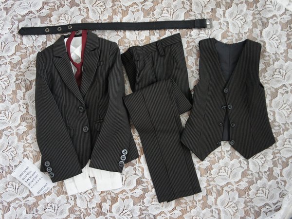 【Gr・SD13少年】 スマートストライプスーツセット