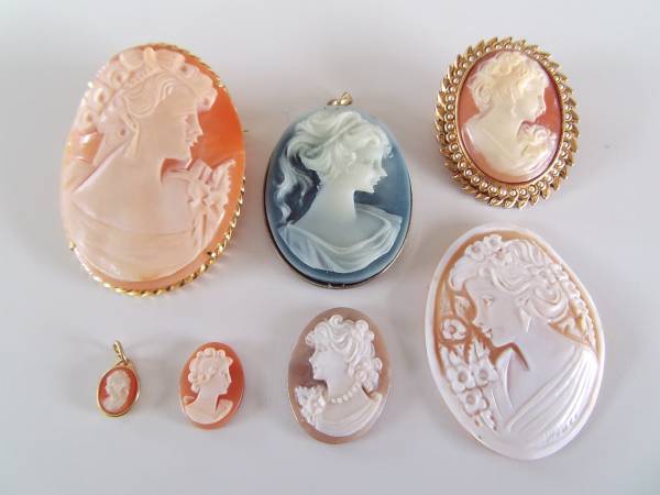 中古☆カメオ アクセサリーまとめて①！