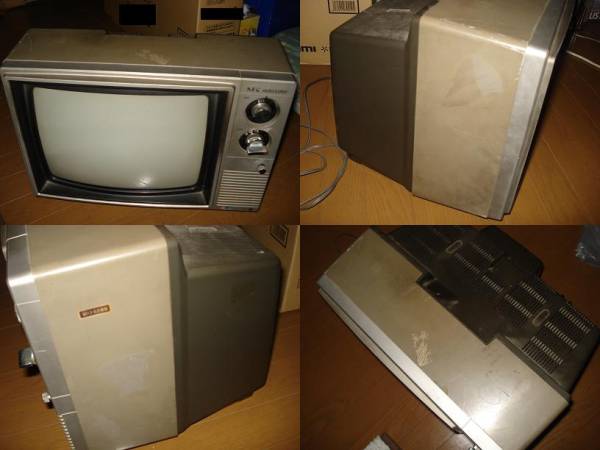 NEC ブラウン管テレビ CT-254 レトロ 小型 ダイヤル式 ジャンク 中古◇ レトロ テレビ NEC CV－14H7 ダイヤル式(ブラウン管