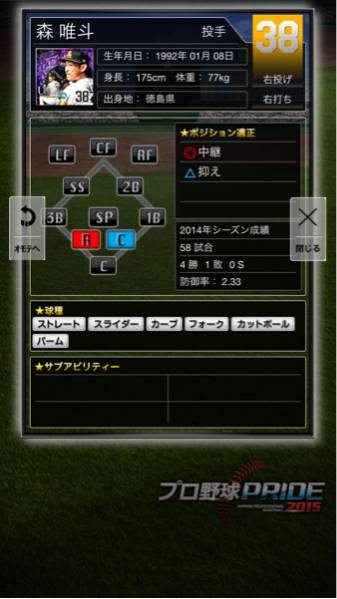 プロ野球PRIDEプライド2015最新1覇新品 ソフトバンク森 誇極監督_2