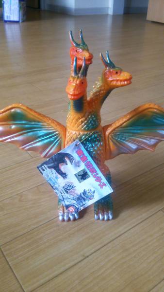 ■東宝怪獣シリーズ 復刻版 キングギドラ ソフビ■■