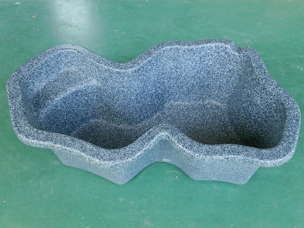 ひょうたん池約70cm水槽金魚鉢御影石みかげ石調☆金魚亀等に(金魚鉢