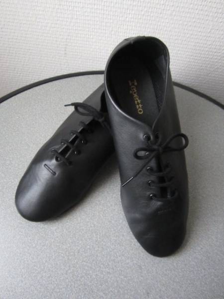 レペット/repetto/レースアップシューズ【JAZZ】黒/35(22～22.5)