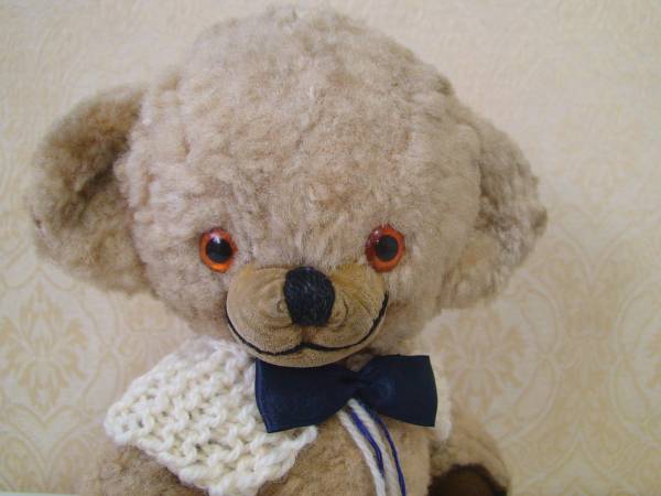 メリーソート社/ ビンテージREGタグ・チーキー テディベア/31cm メリーソート社/ ビンテージREGタグ・チーキー テディベア/31cm