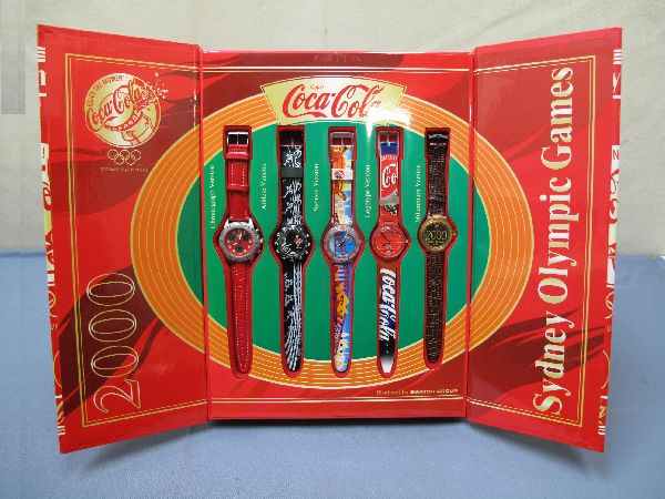 コカコーラ 限定腕時計 シドニーオリンピック2000 懸賞品(コカ・コーラ