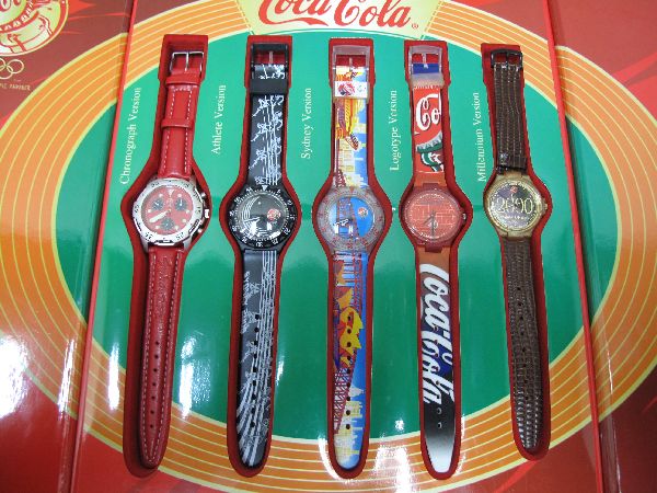 貴重！シドニーオリンピック 2000 コカ・コーラ腕時計 コカコーラ 限定腕時計 シドニーオリンピック2000 懸賞品(コカ・コーラ