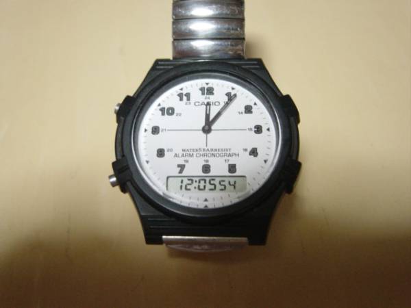 アンティークカシオアラームクロノグラフ　AW-5　５BARの腕時計