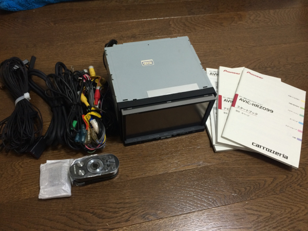 08モデル□HDD楽ナビ□AVIC-HRZ099□フルセグ内臓□地図2010年 Pioneer