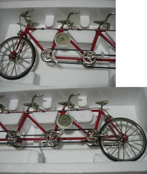 6人乗り自転車「SIX-RIDER TANDEM（MY-0062） 模型 1/10 値下有(ドール 