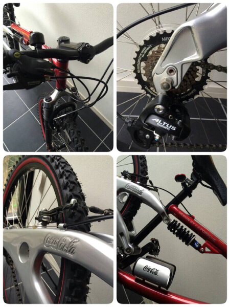 非売品 世界限定 ポルシェデザインコカコーラ自転車MTB26インチ(20