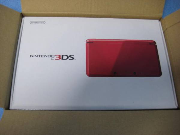 【1年保証書】新品未開封 任天堂３DS本体 メタリックレッド
