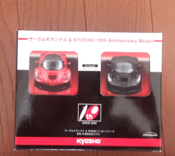 ■京商　サンクス 10周年　ラフェラーリ　赤　黒■