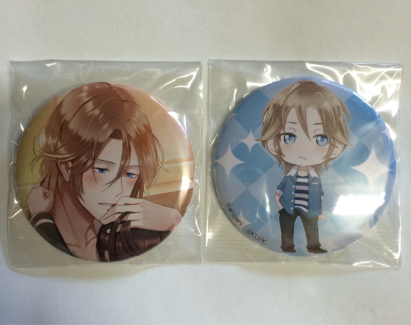 美男高校地球防衛部LOVE！GAME！ボイコレ 缶バッジ 由布院煙_1