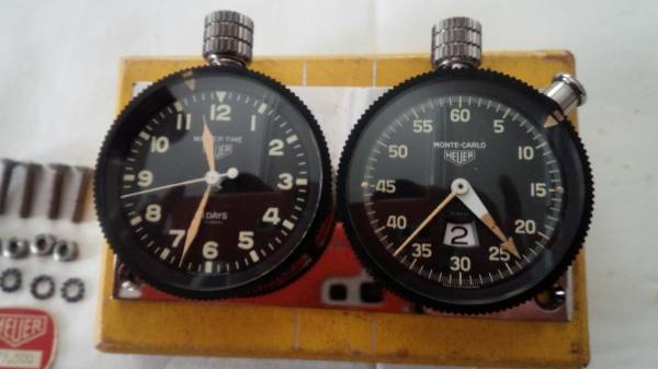 ホイヤー・モンテカルロ・ラリーマスター1960年代 ヴィンテージ HEUER