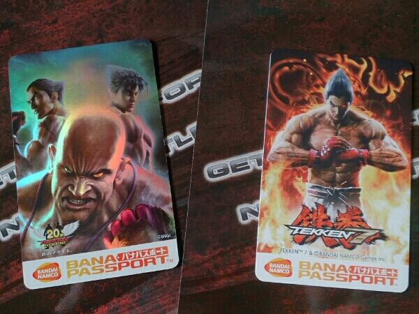 鉄拳7 限定バナパス 一八+マードック+20周年記念品+おまけ(ICカード