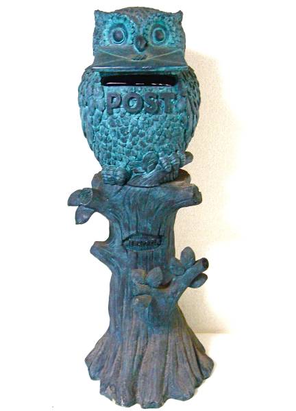 木製 フクロウポスト メールボックス 玄関 門扉 郵便 SETO CRAFT(家具