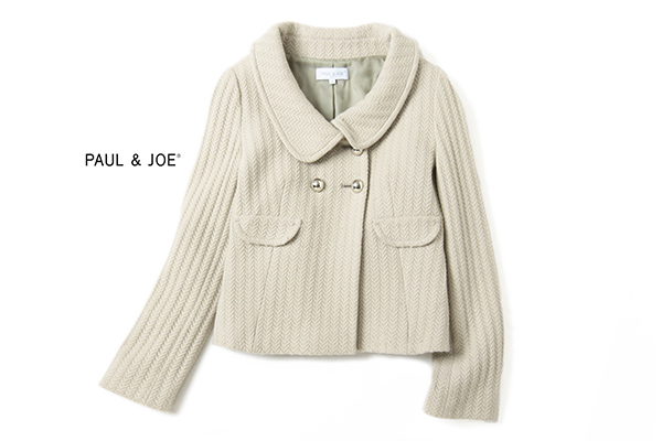 美品★ポール＆ジョー★清楚！ショールカラージャケットR398