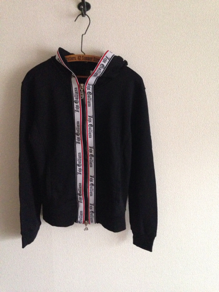 ★JOHN GALLIANO／ジョンガリアーノ／パーカー／ブラック／L