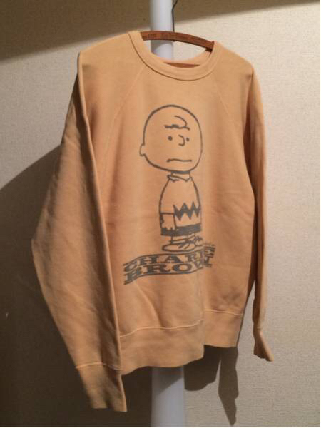 ウエアハウス スヌーピー チャーリー スウェット Lサイズ