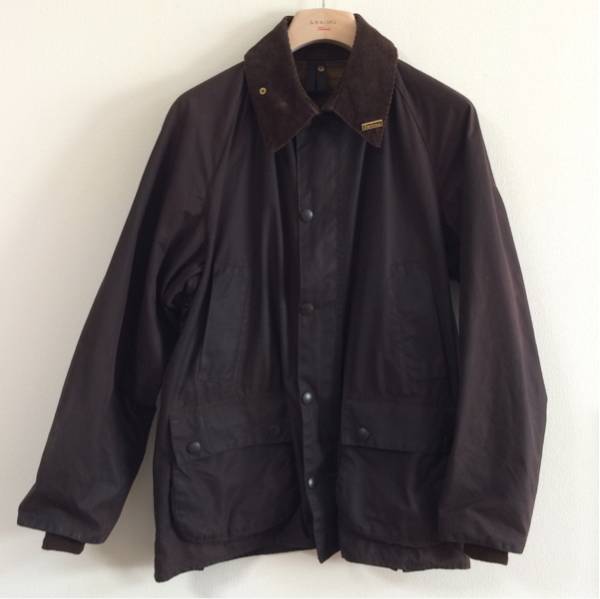 英国製 バブアー ビデイル ヴィンテージ BARBOUR BEDALE 40 焦茶