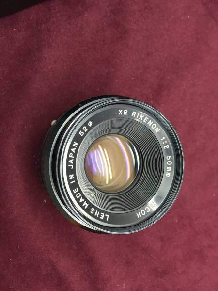 初期モデル RICOH XR RIKENON 50mm 1:2 和製ズミクロン 極美品 初期型