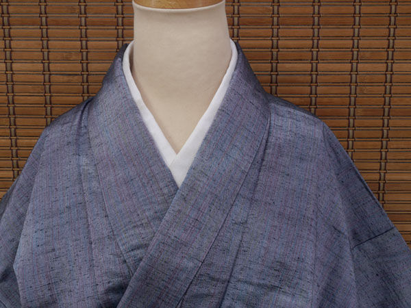 【よそおい】6872新古品　越後紬　状態良好○即決送料無料