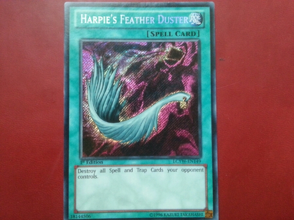 遊戯王 英語版 ハーピィの羽根箒 シークレット 1st Eu版 Lcyw 英語版 売買されたオークション情報 Yahooの商品情報をアーカイブ公開 オークファン Aucfan Com