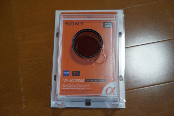 SONY VF-49CPAM 49mm 偏光フィルター中古