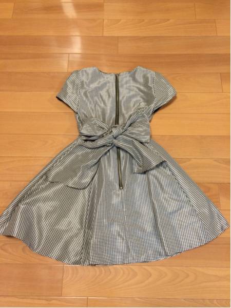 ☆美品 1回使用☆FRAY I.D☆バックリボン 千鳥格子柄ドレス☆0