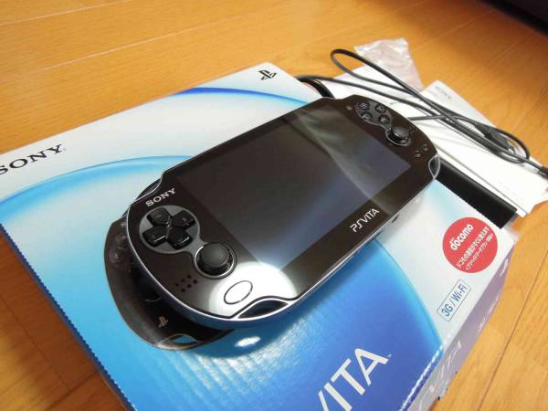 Sony PlayStation Vita PCH-1100 OLED 3G/Wi-Fi Crystal Black 16GB – Boxato Giappone