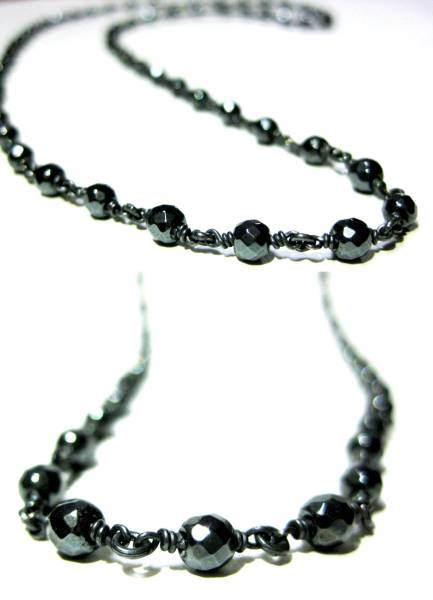 希少！ライオンハート ヘマタイトネックレス60cm(55cm) 未使用品