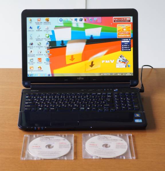 ■美品・AH56/E・i5/4GB/新品500GB/15.6/Blu-ray/office2010■