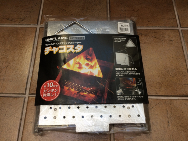 【新品未開封・廃番品】 ユニフレーム チャコスタ 旧モデル