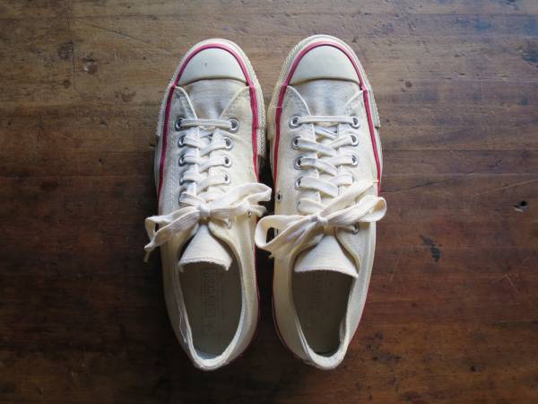 80's オールスター 白 US7/コンバースンテージチャックローカッ